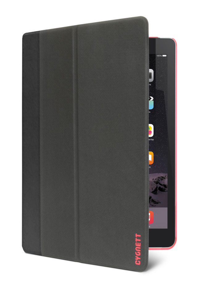 Cygnett, zaštitna navlaka za iPad Air 2, TekShell, tamno sivo/crvena