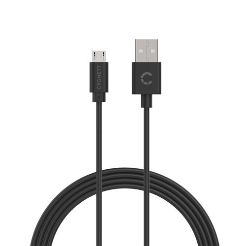 Cygnett, kabel Micro USB na USB-A, PVC, 1.0m, crni