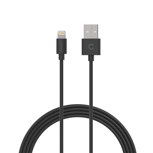 Cygnett, kabel lightning na USB-A, PVC, 2.0m, crni