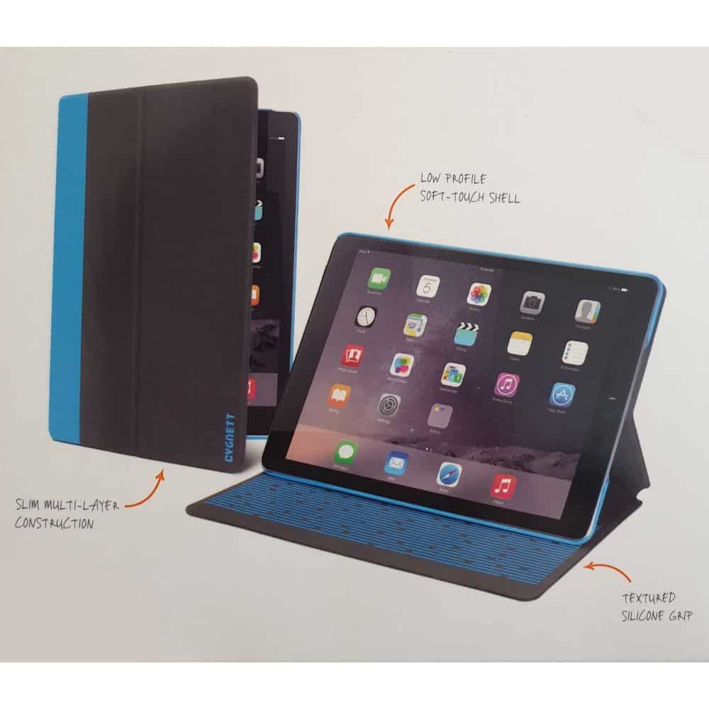 Cygnett, zaštitna navlaka za iPad Air 2, TekShell, tamno sivo/plava